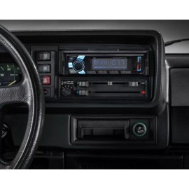 HZEX Single Din Bluetooth Car Stereo, Mechless Media Player AM/FM/USB/SD/A