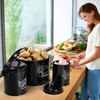 Frcctre 3 Pack Vegetable Storage Tins, Potato Onion Garlic Storage