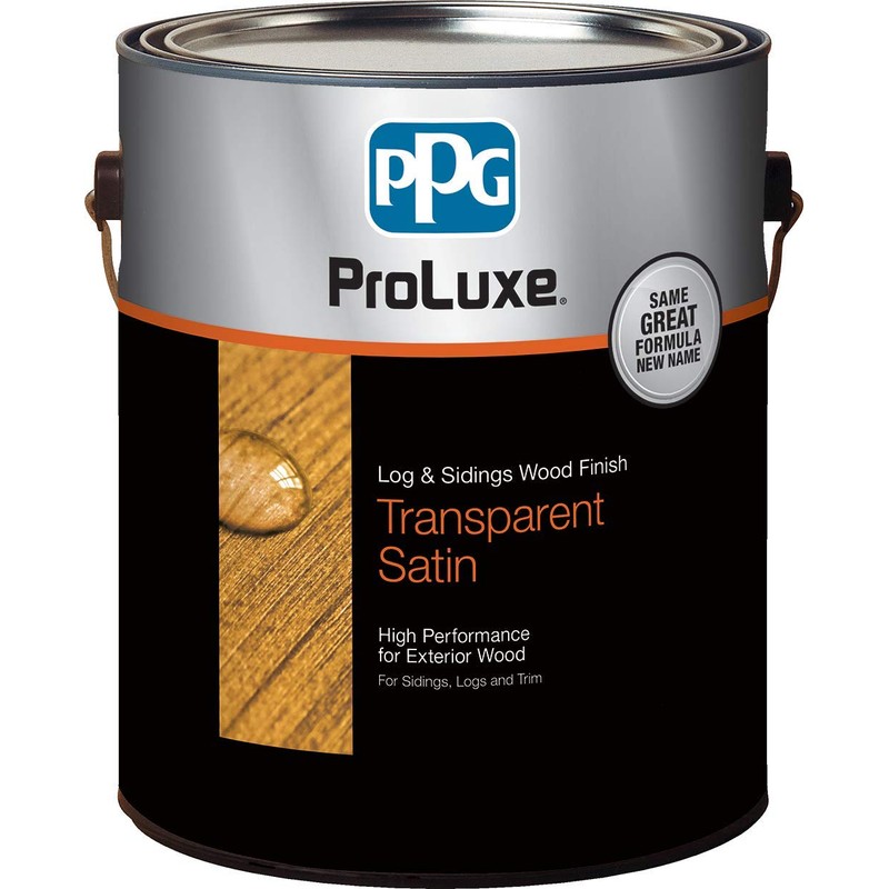 PPG ProLuxe Log and Siding Wood Finish, 1 Gallon, 072