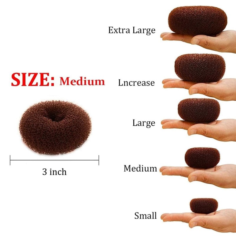 JYTDBCS Hair Donut Bun Maker, Ring Style Bun, Bun Rings