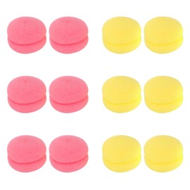 FRCOLOR Foam Sponge Rollers Volume Tool Curling Sponge for Women Styling Macaroons Accessories for Mushroom Curls Scroll Wheel Tool Sponge Roll Twist Hair Sponge Spiral