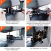 Car Seat Hooks for Purses and Bags with Phone Holder,