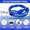 DocksLocks 8mm Security Chain Lock Set (3', 6' or 10')
