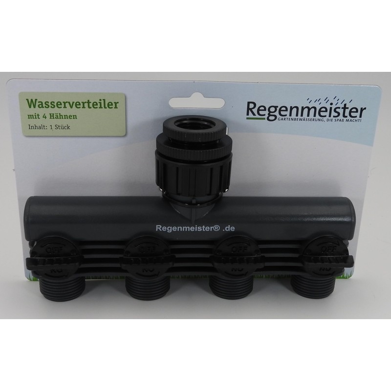 Water Distributor with 4 Taps Dark Grey