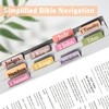 GOTIDEAL Bible Tabs-75 Tabs, Laminated Bible Tabs for Women and