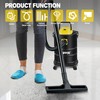 SIPPON Ash Vacuum Cleaner, Pellet Stove Vacuum Cleaner with Wheeled