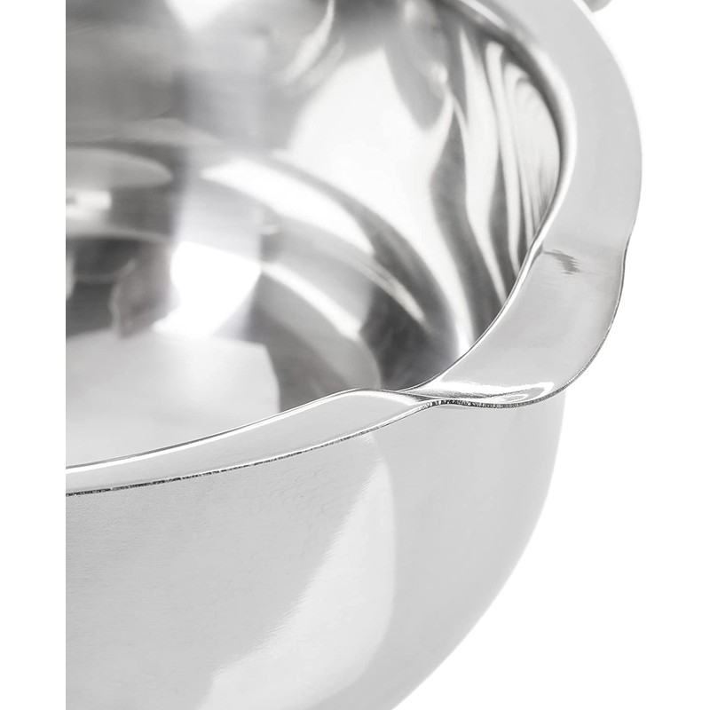 wenco 555029 Premium Water Bath Bowl with Handle, Stainless Steel,