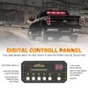XRIDONSEN 35 inch Traffic Advisor Red White Emergency Light Bar