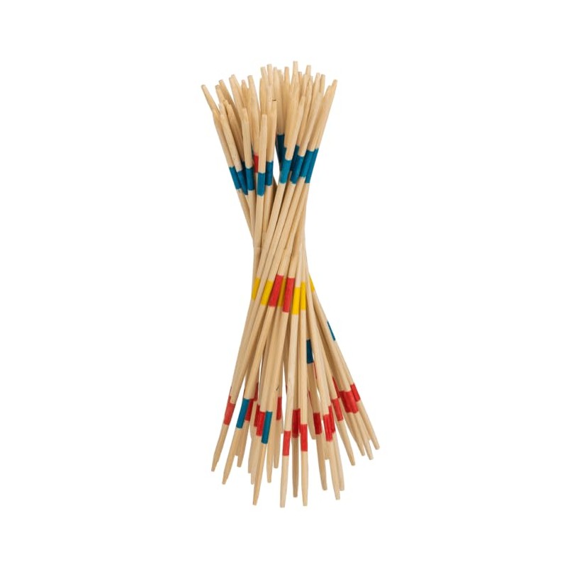 BLUECHOLON Mikado Skill Set, 41 Wooden Sticks, 19 cm, Wooden