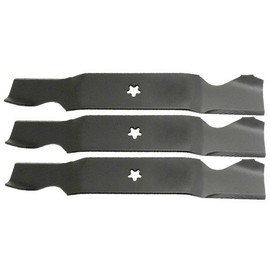 (3 Pack) Aftermarket Premium Replacement XHT Lawn Mower Deck Blade fits Husqvarna 532 18 72-54 | 18-1/2" x 3" / 5 Point Star