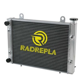 RADREPLA 1240527 ATV Aluminum Radiator for 2010-2014 Polaris Ranger 400 500 570 800 900 EFI Crew Radiador for Polaris 2015-2016 M1400 Radiators 2011 2012 2013 10 11 12 13 14 15 16