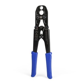 IWISS/iCrimp PEX Pipe Copper Ring Crimping Tool Kit for 3/8 in, 1/2 in, 3/4 in, 1 in Crimp Rings, Meets F1807 Standard (16" Combo PEX Crimper)