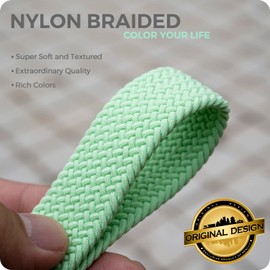 SENLLY Wrist Strap Lanyard, Original Stretchy Key Ring Lanyard, R101 Pistachio, Simple, unique