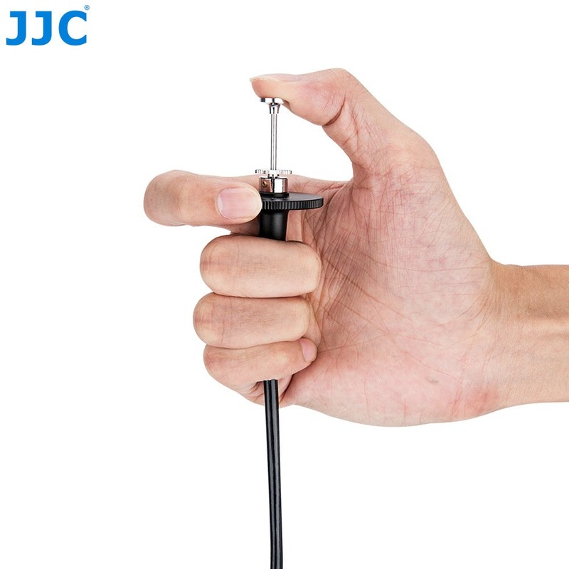 JJC High Quality Mechanical Locking Camera Shutter Release Cable with