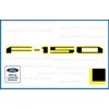 Decal Mods Tailgate (Thin) Decals Stickers (Thin) Letters Kit Insert Indent for Ford F150 (2018-2020) (Black w/Yellow Outline) | FG1R0