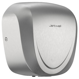 JETWELL UL Approved Commercial Hand Dryer for Bathroom, High Speed Jet Air Hand Dryer with HEPA Filter for Home, Heavy Duty Stainless Steel Brushed Auto Warm Wind Hand Blower