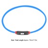USB Rechargeable Adjustable DIY Cutting LED Dog Bite Resistant Collar