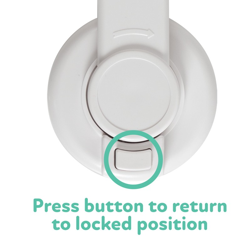Nuby Child Safety Toilet Locks - 2 Pack - Toilet
