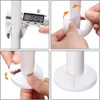 Wall Flange Cover Collars Plastic Radiator Pipe Collars, 4 Pieces,Water
