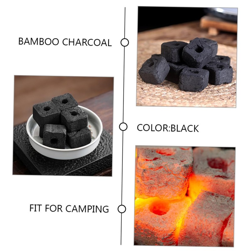 IWOWHERO 1bag Bamboo Charcoal Tablets for Camping Charcoal for BBQ