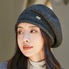 Women's Autumn And Winter Fashionable All-match Wool Knitted Hat -