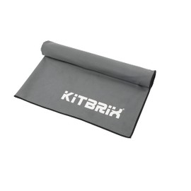 KitBrix - Telo da Bagno Grande in Microfibra, 130 x 80 cm, Asciugatura Rapida 4 Volte più Veloce, per Triathlon, Nuoto, OCR Kit Organizzatore
