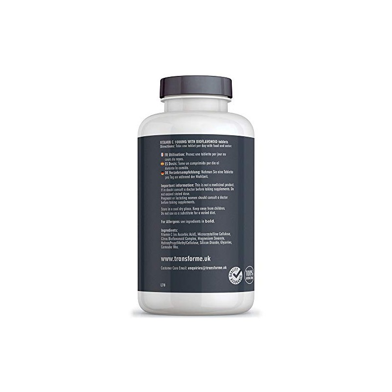 Vitamin C 1000mg | 365 Premium Vegan & Vegetarian Tablets