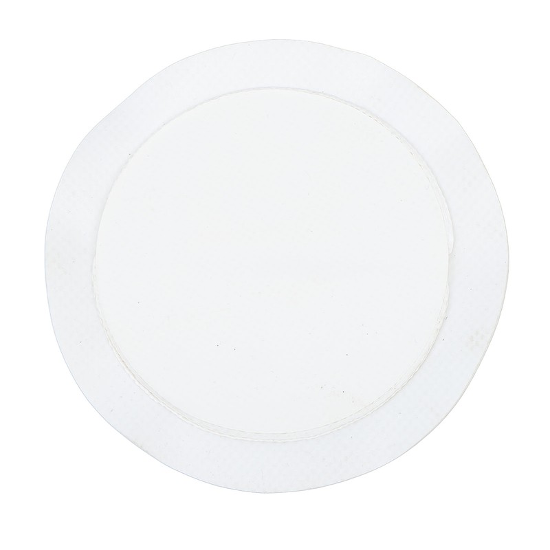 4PCS D Ring Patch PVC Round Shape Strong Stainless Steel