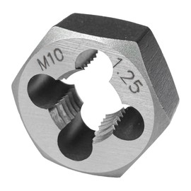 Yamesh M10 x 1.25 Hex Die Rethreading Die Thread Die Carton Steel For Right Hand
