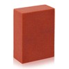 PEUTIER 5x4x2cm Gummy Rubber Abrasive Stone, Red, 240 Grit, Snowboard