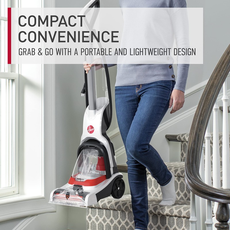 Hoover PowerDash Pet+ Compact Carpet Cleaner Machine, Lightweight Carpet Shampooer