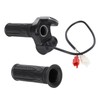 60V LED Digital Meter Electric Bike Scooter Throttle Grip Handlebar