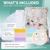 A6 Binder Cover and 12 Clear Envelopes, Budget Binder with