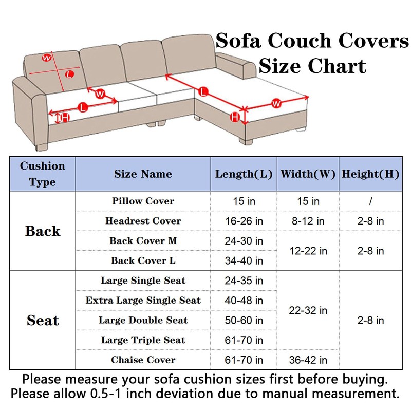 VFUX Soothing Home Sofa Covers, Sofa Hero Covers, Wear-Resistant Universal