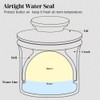 French Butter Crock for Counter with Water Seal, Ceramic French