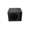 Single 12" Vented Armor Coated Subwoofer Box with Painted Kerf