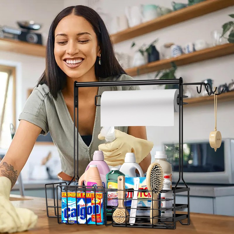 BBQ Caddy, Grill Caddy for Outdoor Grilling with Paper Towel