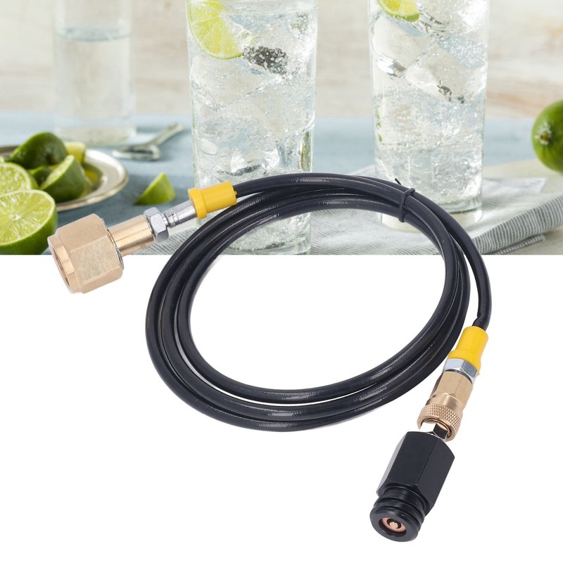 Soda Refill Adapter CO2 Cylinder Cartridge Fill Tank Connector with