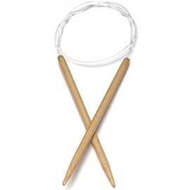 Clover Takumi 24â€ Circular Premium Bamboo Knitting Needles - Size 5