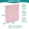 Pink 1.5 Inch 3 Ring Binder View Binder Organizer with