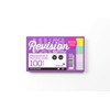 Luxpad Revision 5x3" Flash Cards - Lined (100 Cards) Assorted
