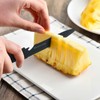 Dsmile 4 PCS Kitchen Knife Set,Black Stainless Steel Knives with
