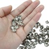 LVADUHF 200Pcs 10mm Round Dome Rivets Spike Studs Spots Metal