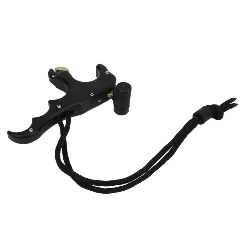 4 Finger Archery Release Aid Grip Adjustable Aluminum Alloy Compound