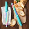 Marco Almond Knife Block Set, Knife Set Rainbow Color, 14