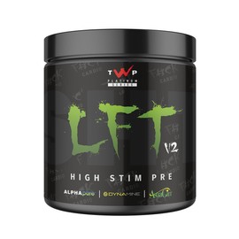 TWP Nutrition Platinum Series LFT V2, High Stim Strong Pre Workout, 390g and 30 Servings, 9 Great Flavours (Bongo Crush)