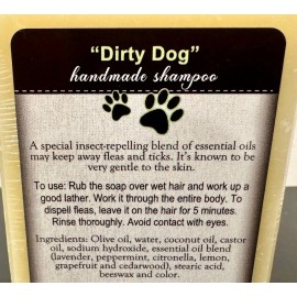 Garden Path Soap DIRTY DOG SHAMPOO BAR | Natural Pet Wash for Cats & Dogs
