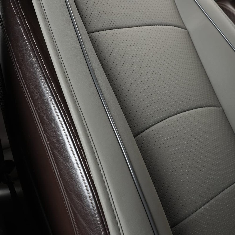 EDEALYN 1 Pack Luxury Automotive Seat Cover Water Proof PU