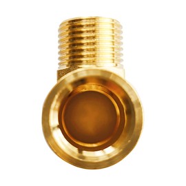 D&DHardware T-Piece Brass 1/2 Inch Female Thread, Threaded Fitting Tee Female Thread x Male Thread x Female Made of Brass, Brass Fittings Suitable for Heating Drinking Water System