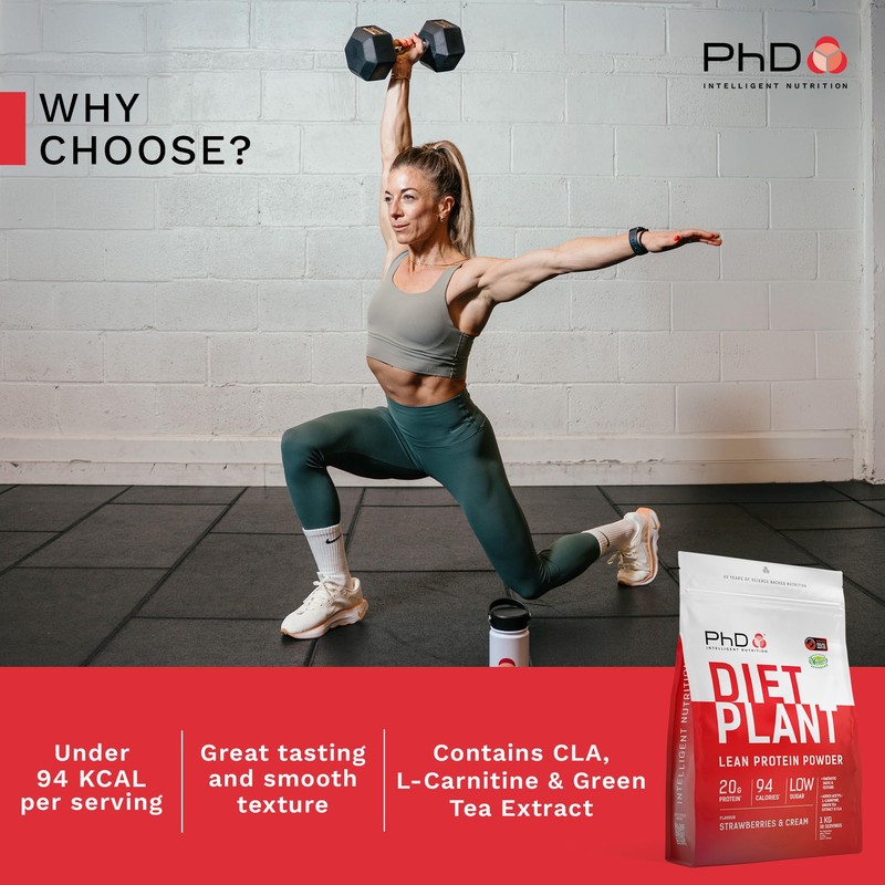 PhD PhD Nutrition Diet Plant, Vegan Protein Powder Plant Based,
